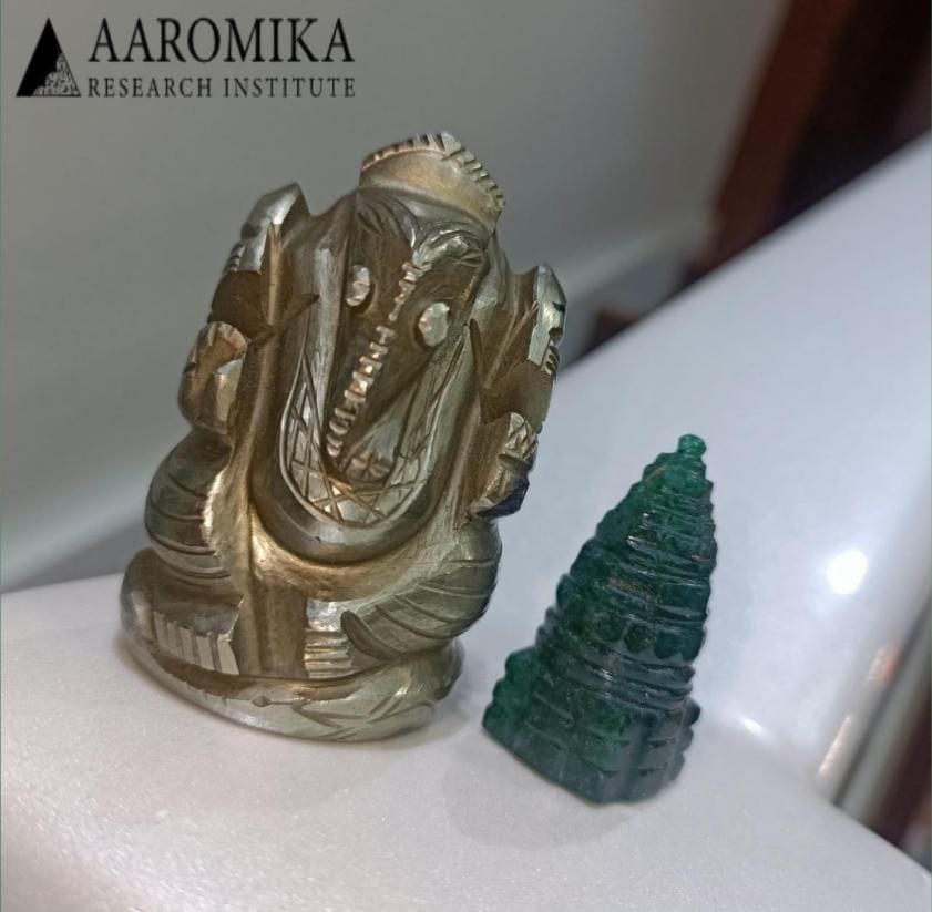 Black Stone Marble Ganesh Statue