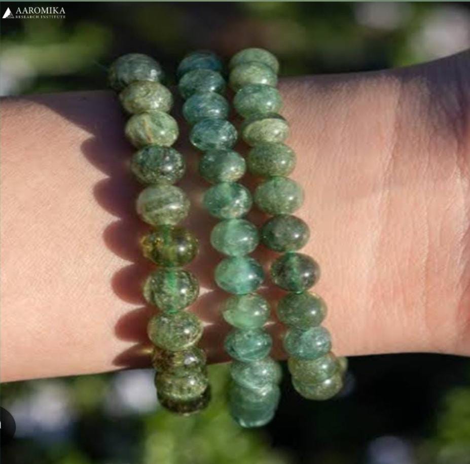 Green Tourmaline Crystal Healing Bracelet