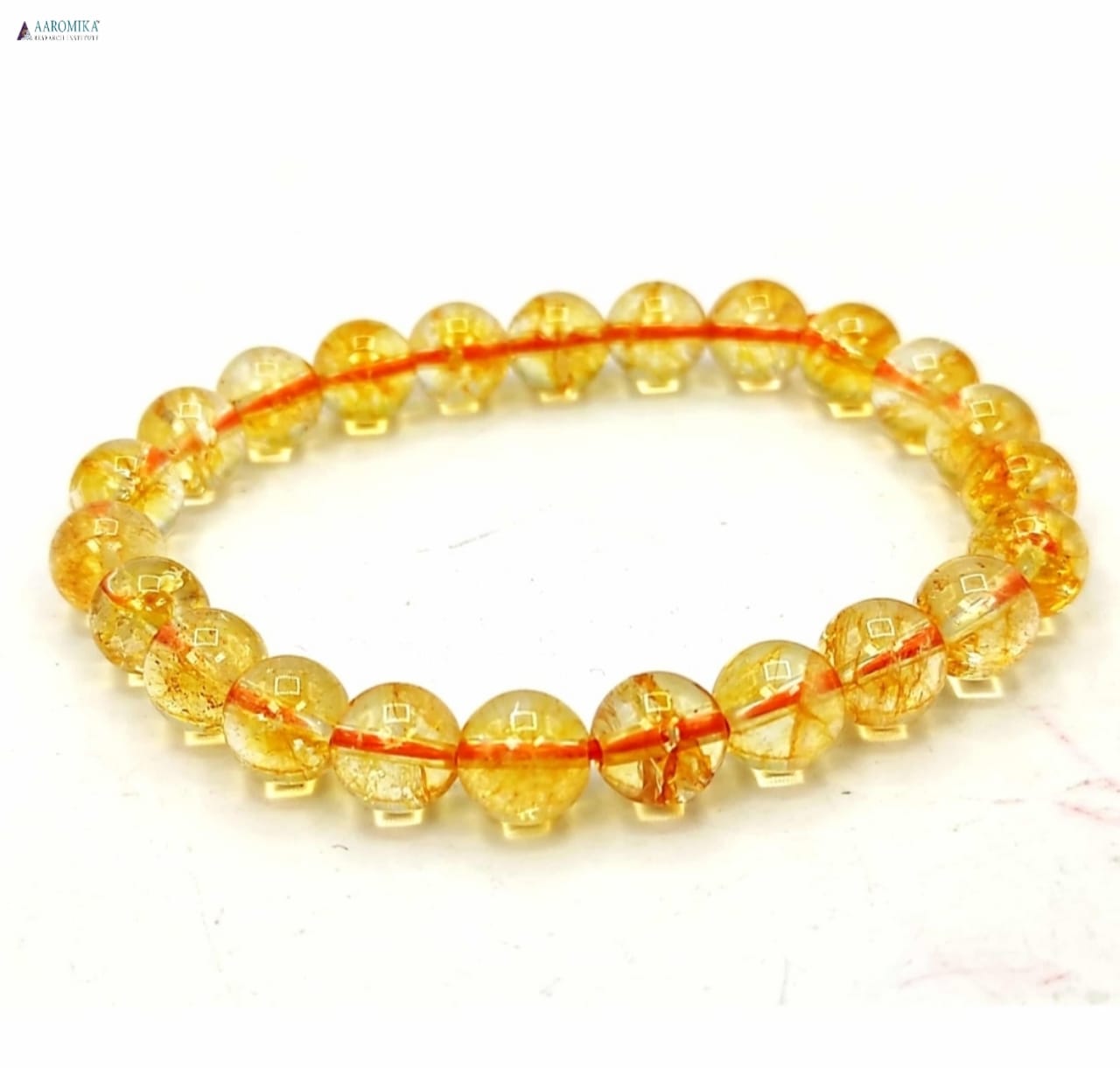 Diamond Cut Citrine Bracelet